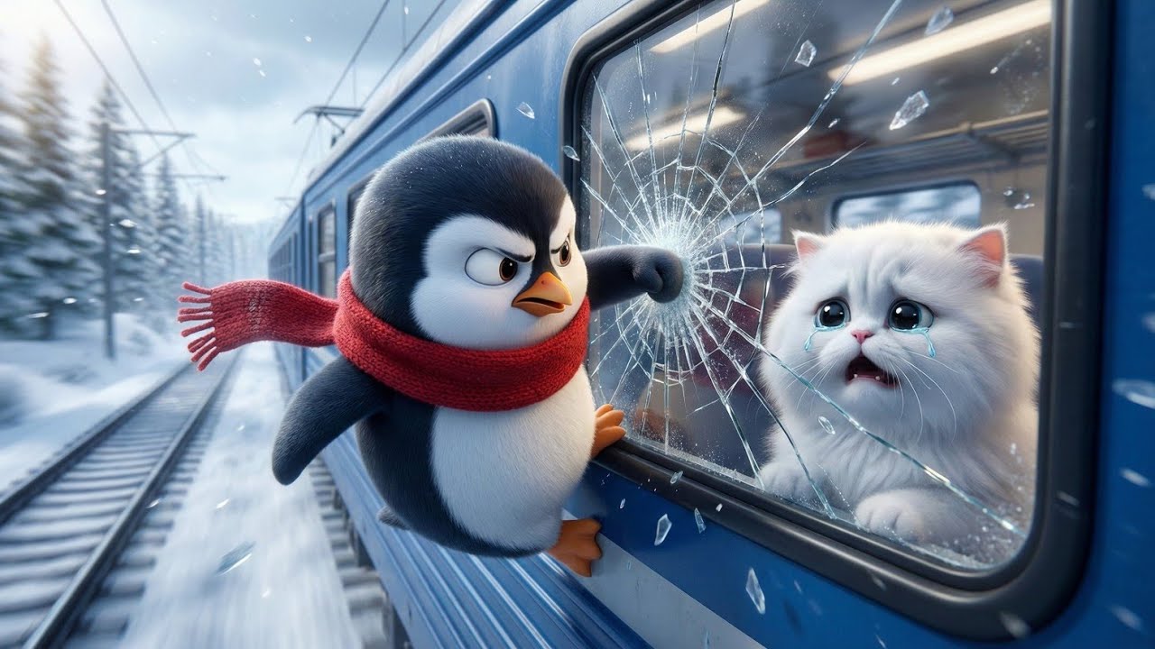 "The Misunderstood Hero: Penguin's Electric Rescue ⚡🐧"