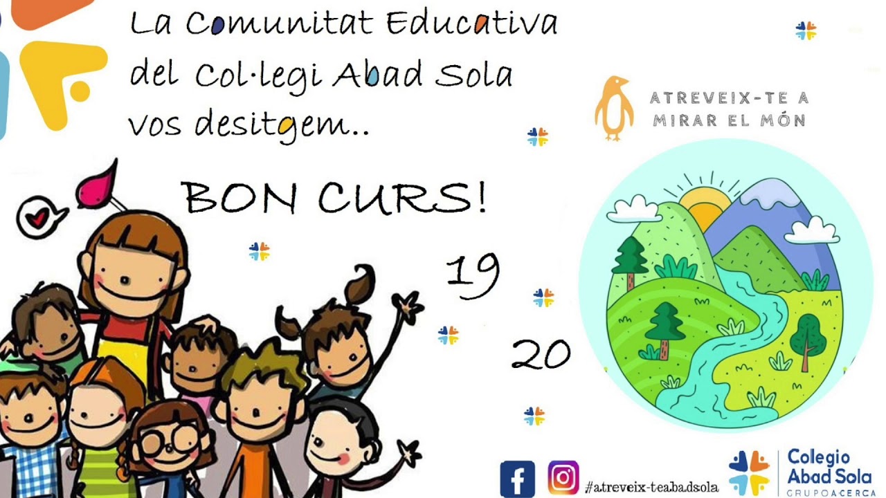 Benvinguts a l'escola