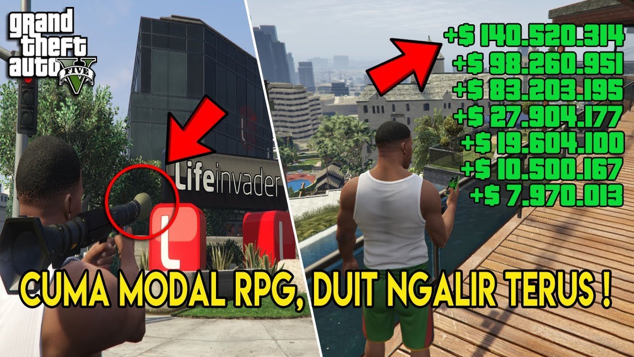 (NEW 2019) CUMA 10 MENIT ! TRIK RAHASIA DAPAT UANG BANYAK TANPA MISI | LIFE INVADER STOCK EXPLOIT