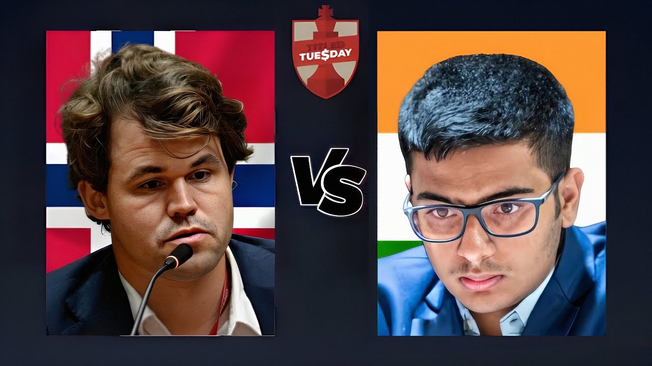 Magnus Carlsen vs Raunak Sadhwahi | Titled Tuesday | chesscom