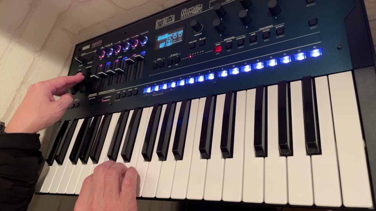 ソーサリアン / 氷の洞窟（洞窟II）をKORG opsixで弾いてみた