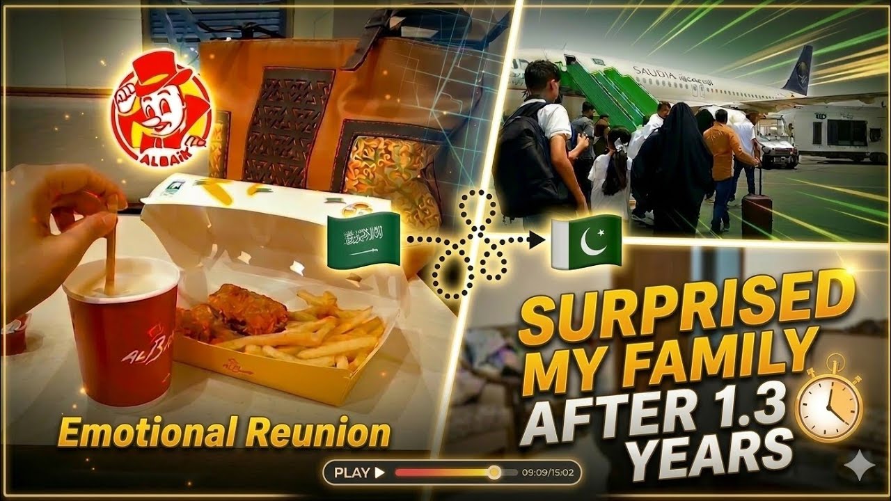 Flying During Middle East Tension 😨| Surprised My Family After 1.3 years 😍
