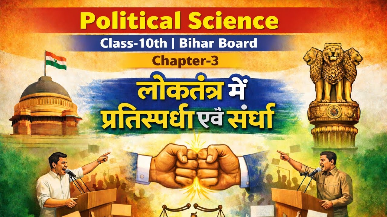 Ch-3 ll सभी प्रश्नों का उत्तर ll Political Science ll Class-10th #Ahmad's_Study_Zone