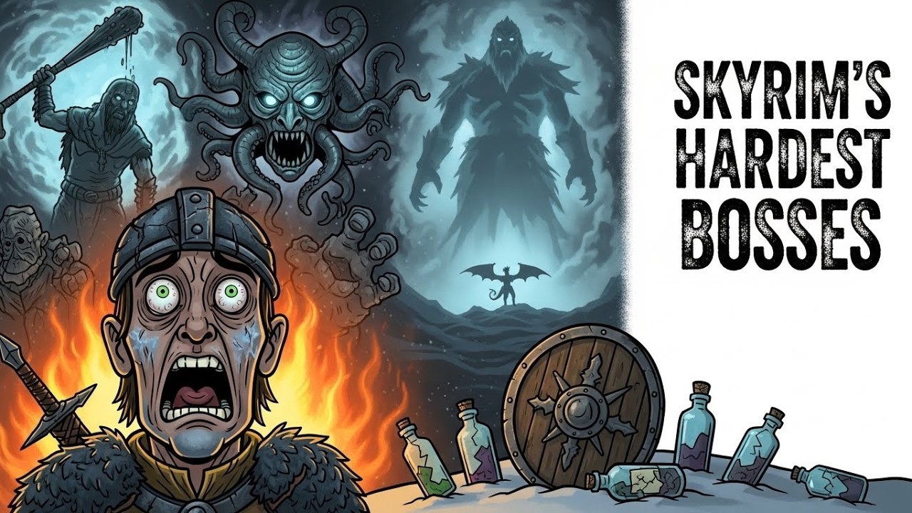 Deadliest Enemies in Skyrim (15 Ranked) | Fall Asleep Skyrim