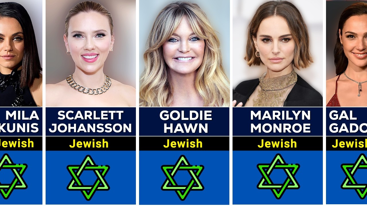 300 JEWISH Actresses in Hollywood Revealed!