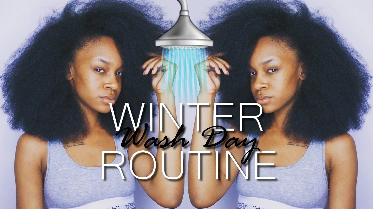 Winter Wash Day Routine 2017 | NATURAL HAIR