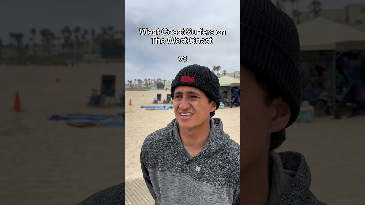 West Coast Surfers vs East Coast Surfers.