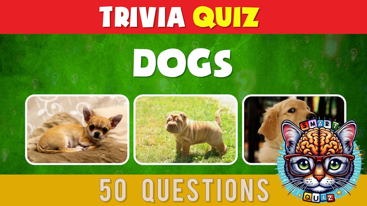 🐶 Woof! Test Your Dog Knowledge! Trivia Quiz 🦴 🧠