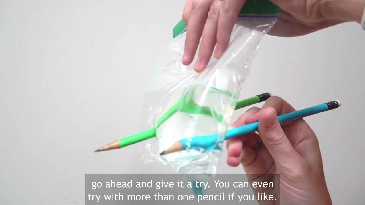 Leakproof Bag Experiment for Preschool Aged Children