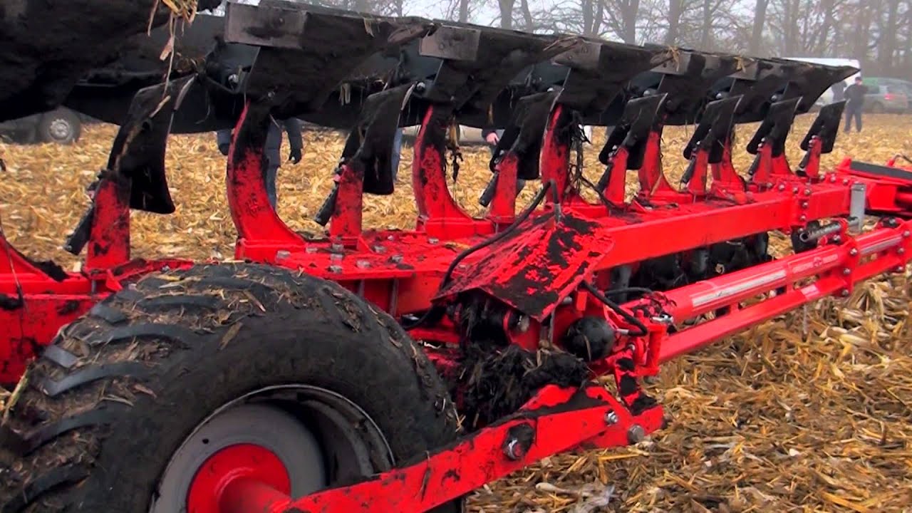 Полевые испытания трактора Massey Ferguson 8690 с плугом Gregoire Besson SPB 9