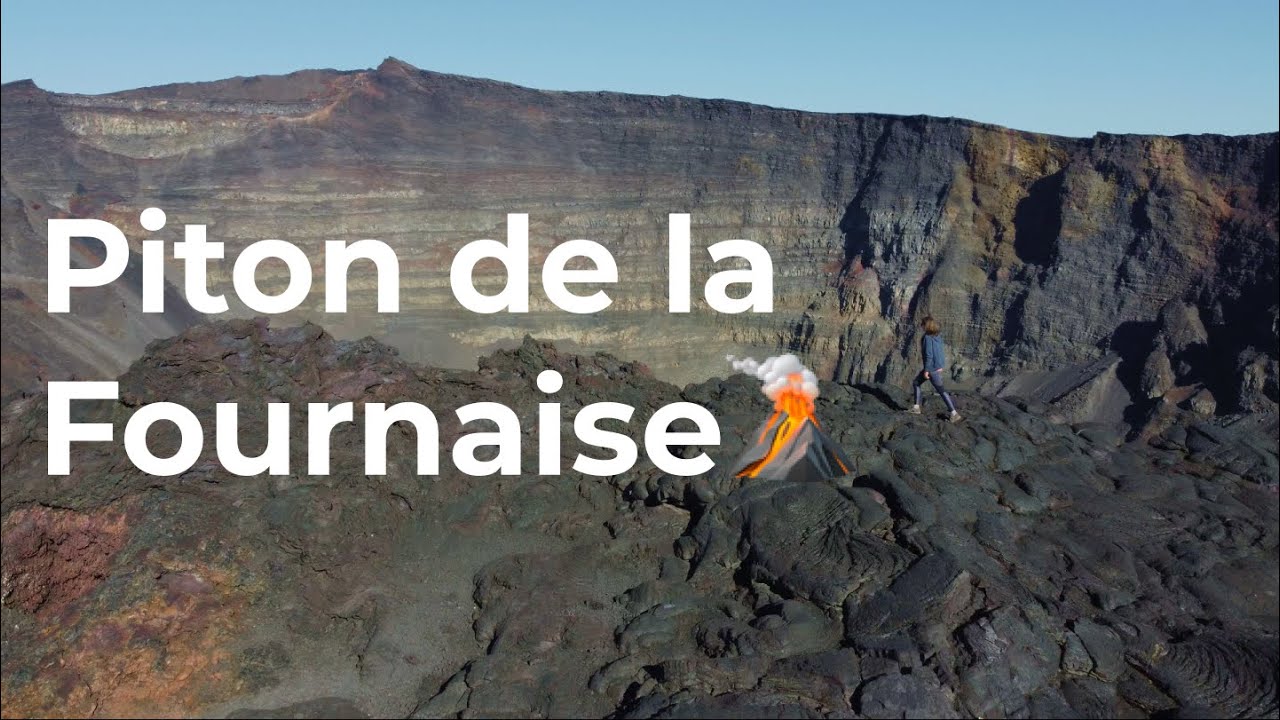 Piton de la Fournaise (La R&eacute;union) - Randonn&eacute;e au sommet 🌋 Filmed with the DJI Mini 2