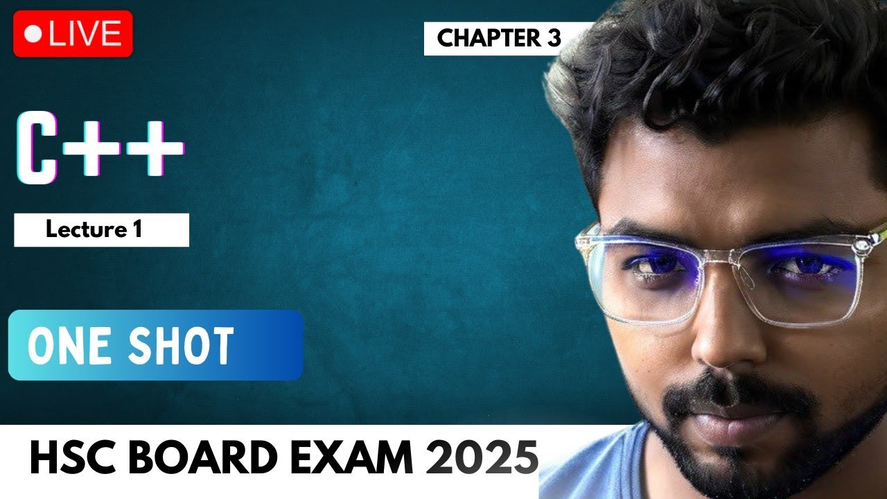 3. C++ (Lecture 1) | One Shot | Maharashtra Board  | 12th CS Part 1