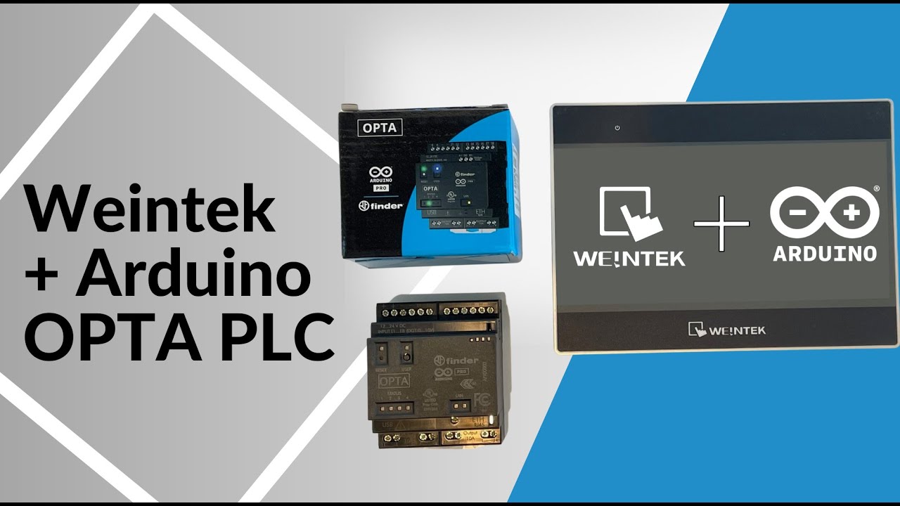 Weintek HMI to Arduino Opta PLC using Modbus TCP/IP - Weintek USA