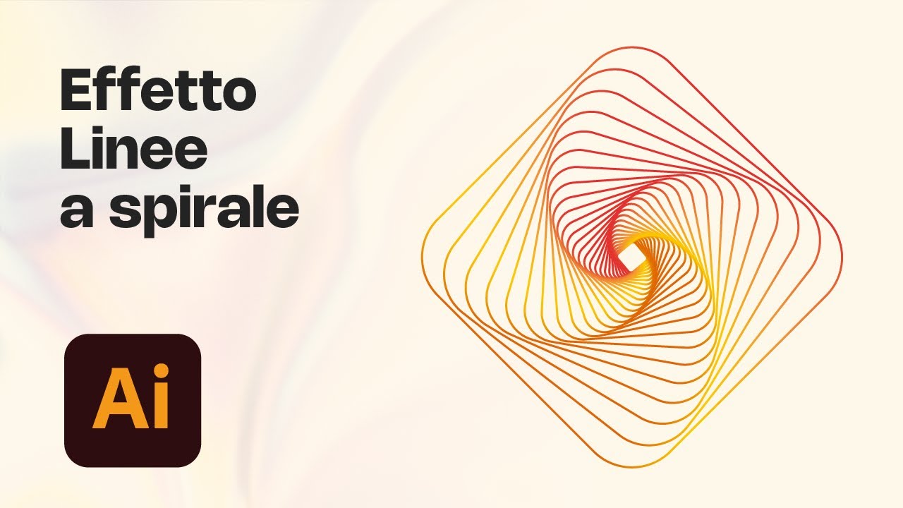Effetto Linee a Spirale 🔄: Tutorial Illustrator Veloce