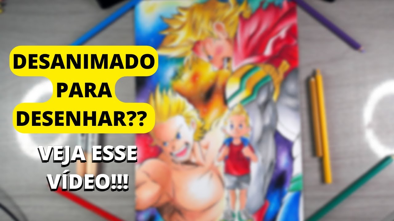 Por que FICAMOS DESANIMADOS na hora de Desenhar??! - Drawing Mirio Togata ( Boku no Hero Academia )