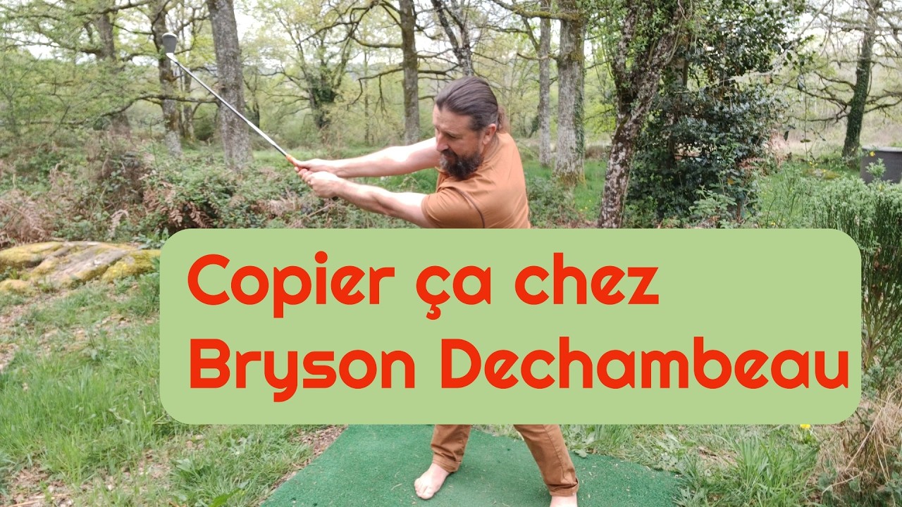 Analyse du swing Dechambeau ( 5 ème du Masters 2025 )