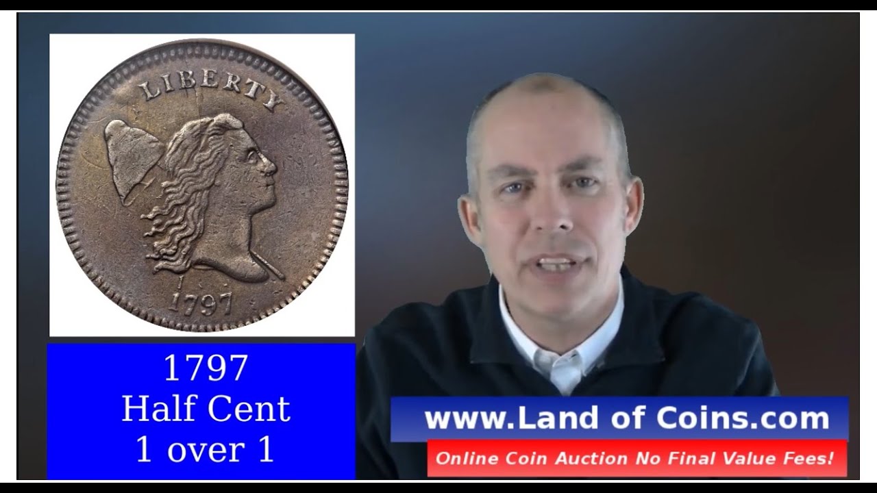 1797 half cent. 1 over 1. Coinfacts. Values | Land of Coins