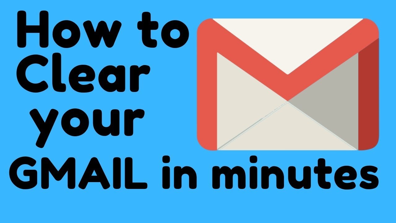 Simple TRICK to CLEAR OUT your Gmail in minutes!