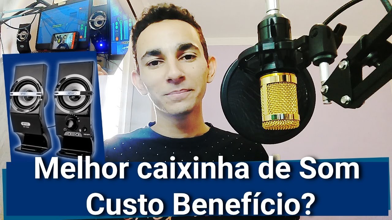 Caixas de som kP-7024 são boas? baratas? Teste vs o PC