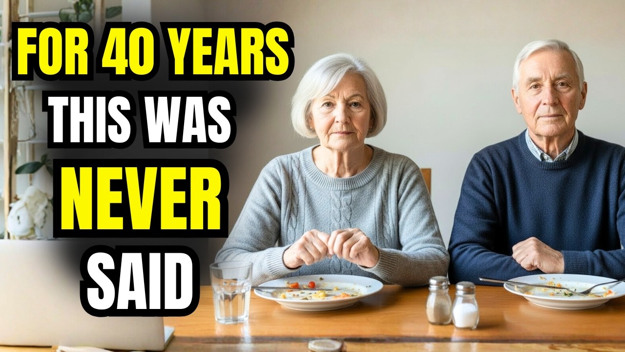 WE Sat at the Same Table for 40 Years Without Talking About This