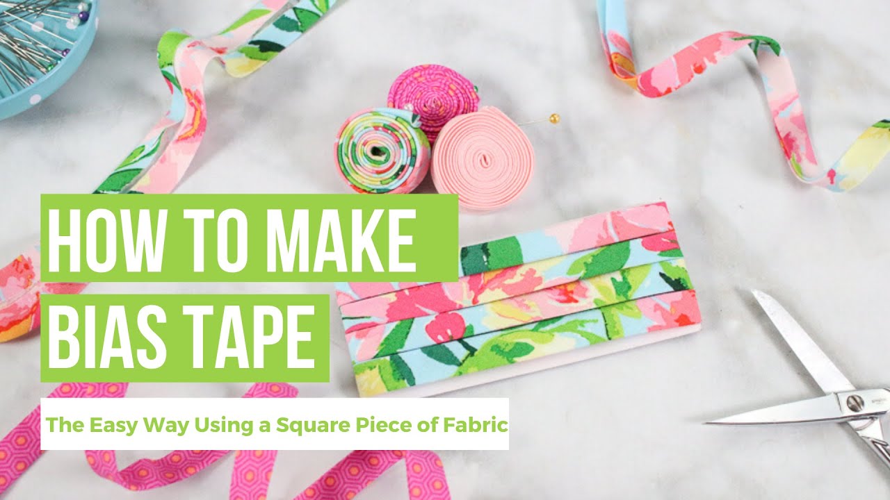 How to Make Bias Tape the EASY Way! Perfect for Fabric Face Masks!