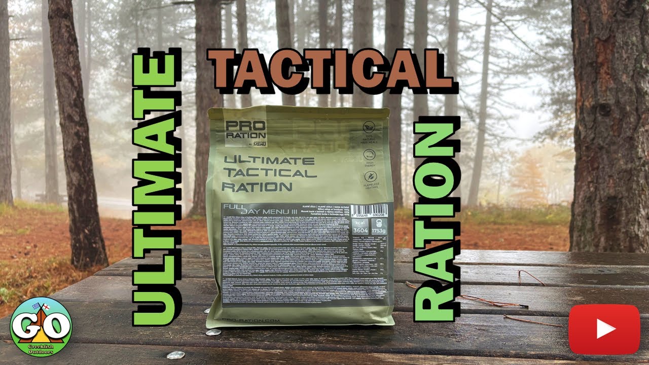 🇨🇿 Ultimate Tactical Ration (Menu 3) - 15 Year Shelf Life! 😮