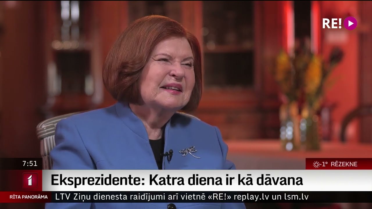 Intervija ar eksprezidenti Vairu Vīķi- Freibergu