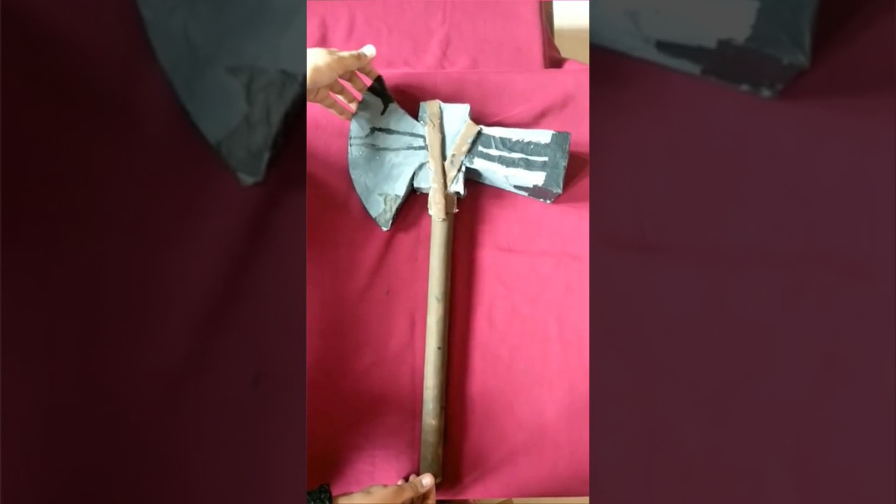 strom breaker cardboard diy #thor #avengersendgame #chrishemsworth #cardboardcraft