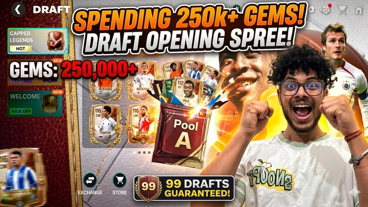 SPENDING 250K+ GEMS 🤯 OPENING 77 DRAFTS WORTH IT ?? PACKED 117 OVR 😱 DID I PACK ICONS & HEROES 👀 FC