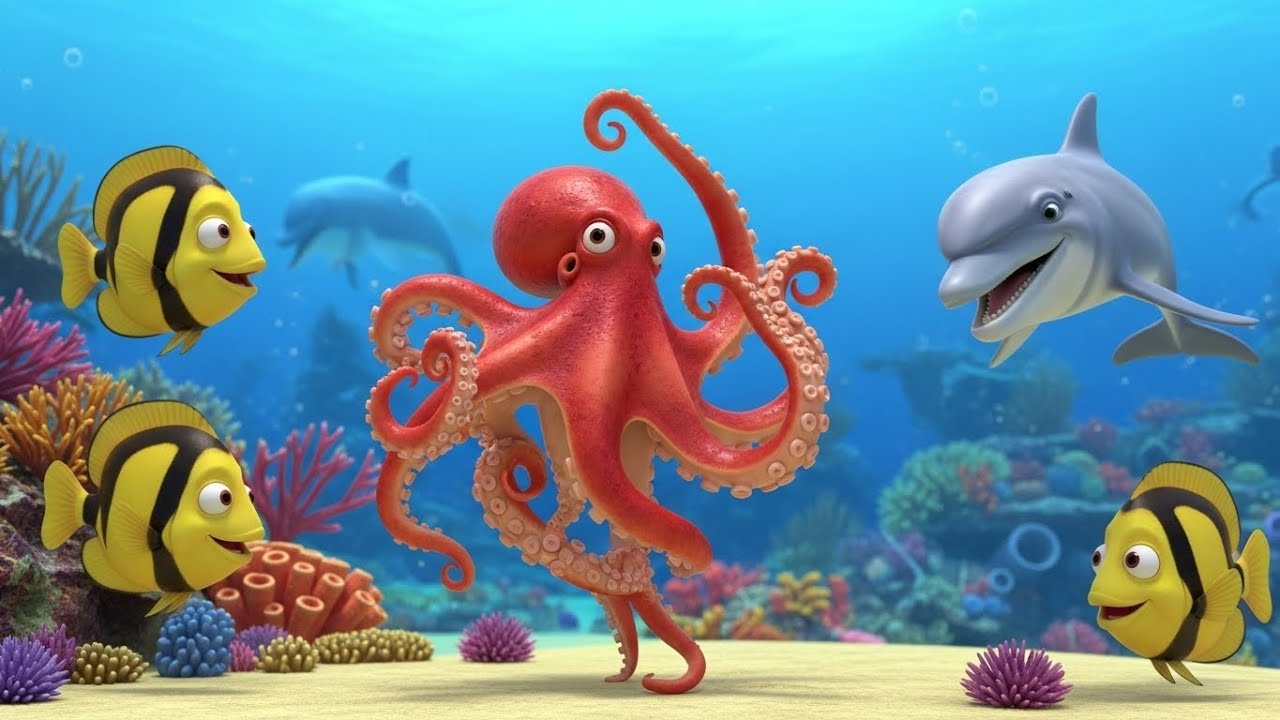 Under the Sea Party | Fun Animal & Water Song for Kids, Nursery Rhymes & Baby Music 🐠🌊🎶