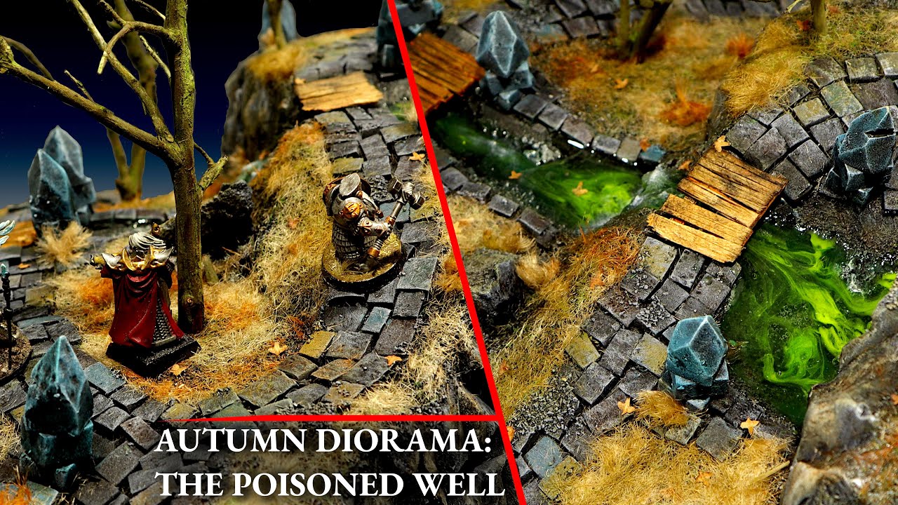 Ultra-Vibrant Autumn Diorama on a PEASANT Budget!