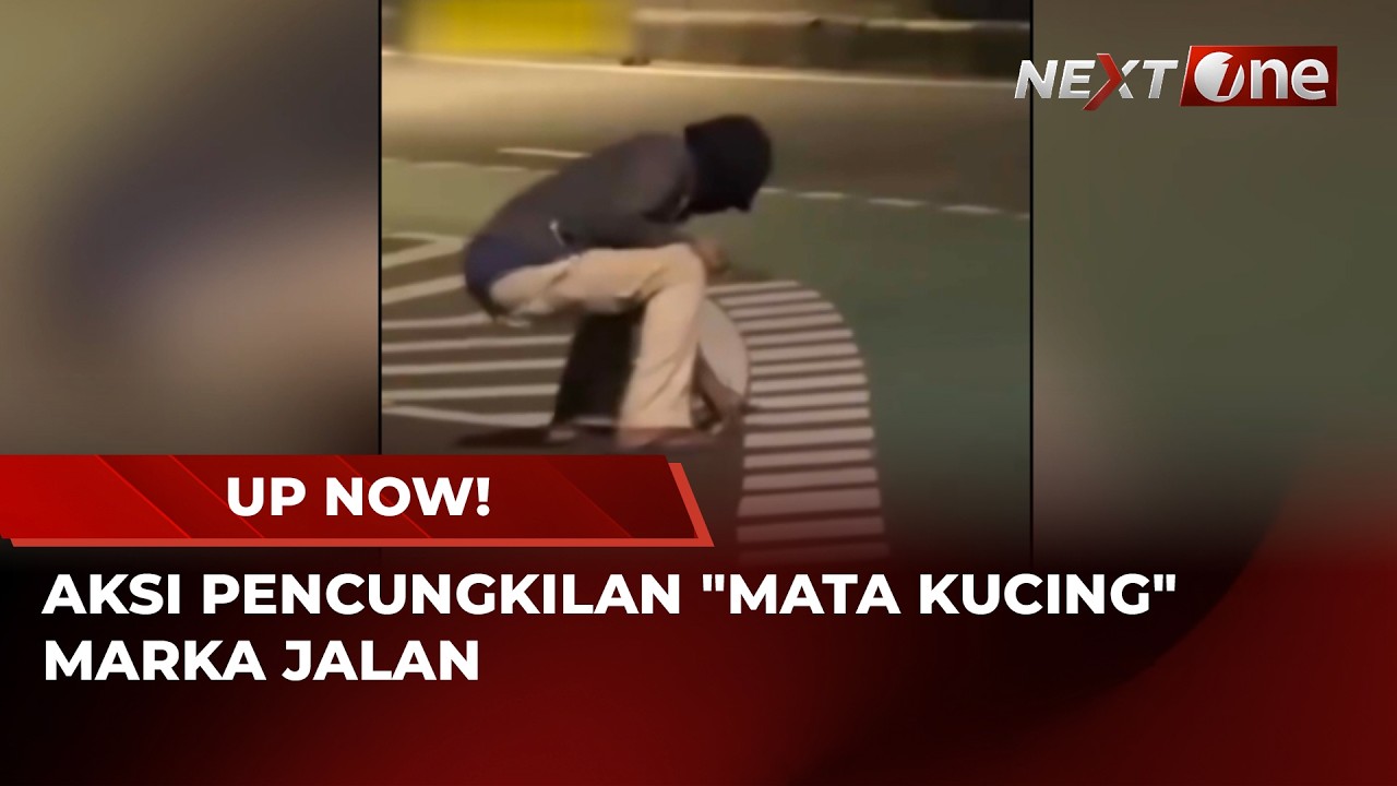 Viral! Belasan Paku Marka di Terowongan Cawang Raib Dicuri | UP NOW!