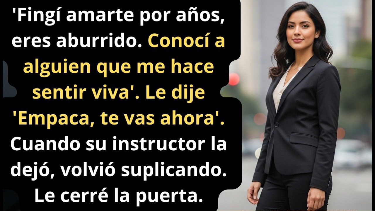 Estoy Cansada de Fingir Que Te Amo” — La Eché y Luego Rogó por Volver