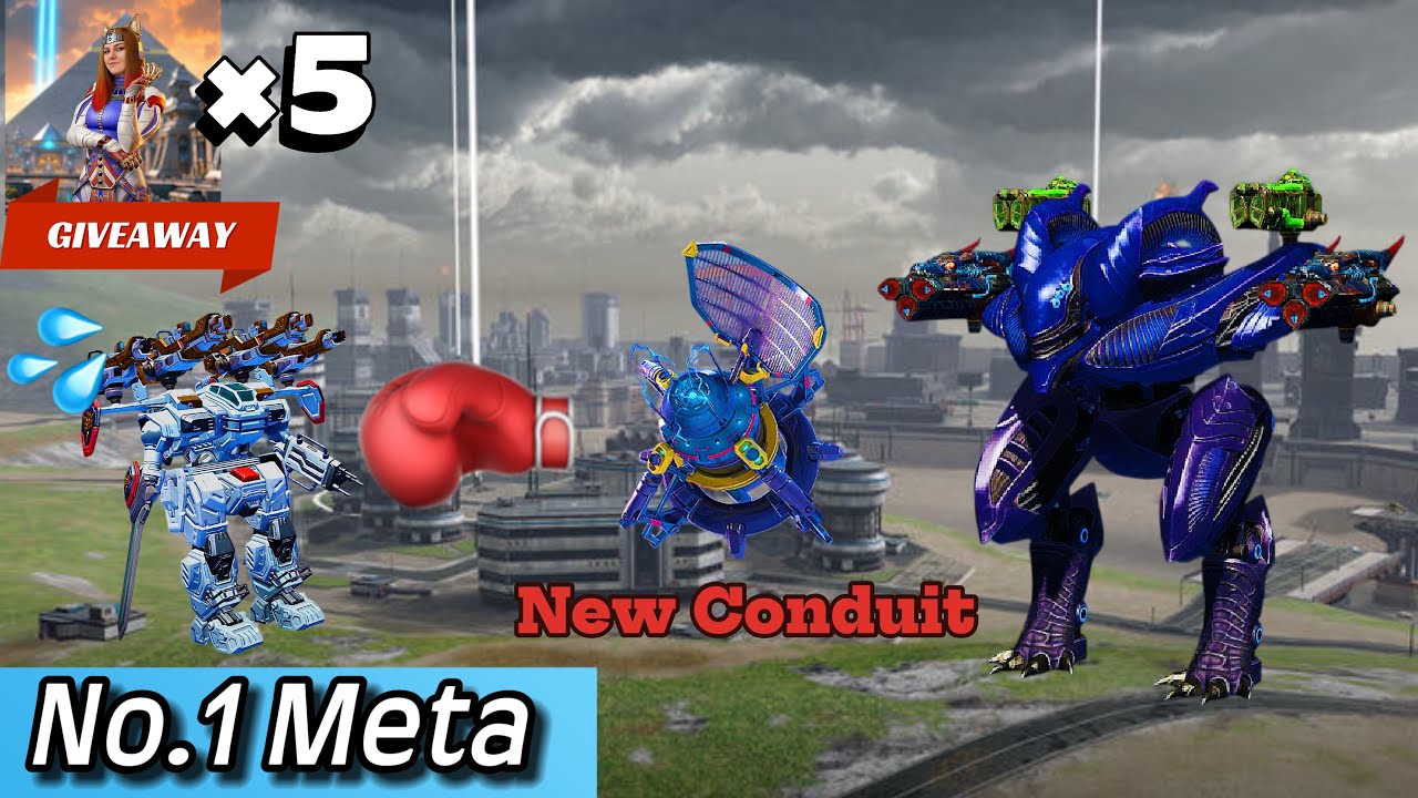 【War Robots】5 Bast Neferu GIVEAWAY（Demo video : Ochokochi + New Conduit）#WRWinBast