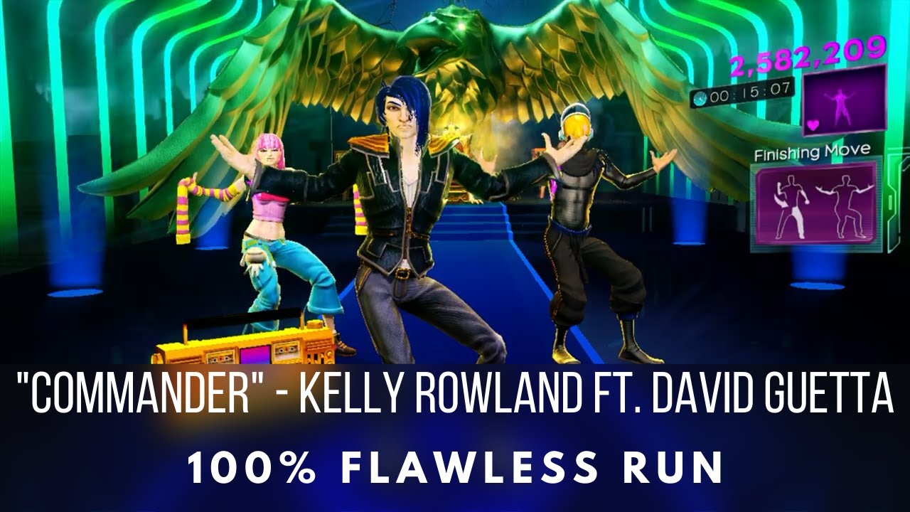 Dance Central 3 - Commander - Kelly Rowland ft. David Guetta - Flawless Run