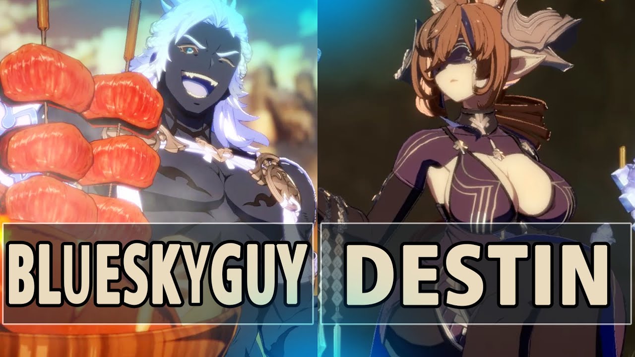 GBVSR:🔥BlueSkyGuy (Wilnas) Vs destin (Galleon)🔥| High Level Gameplay.