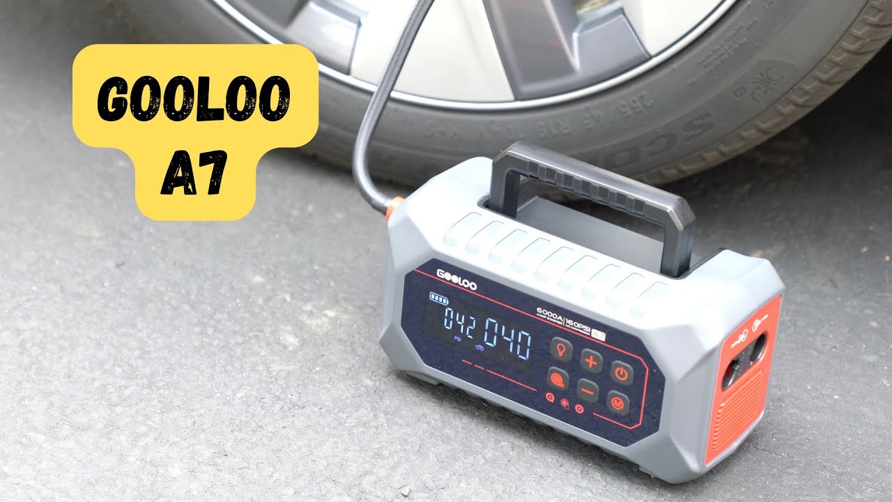 Обзор пускового устройства GOOLOO A7 с воздушным компрессором