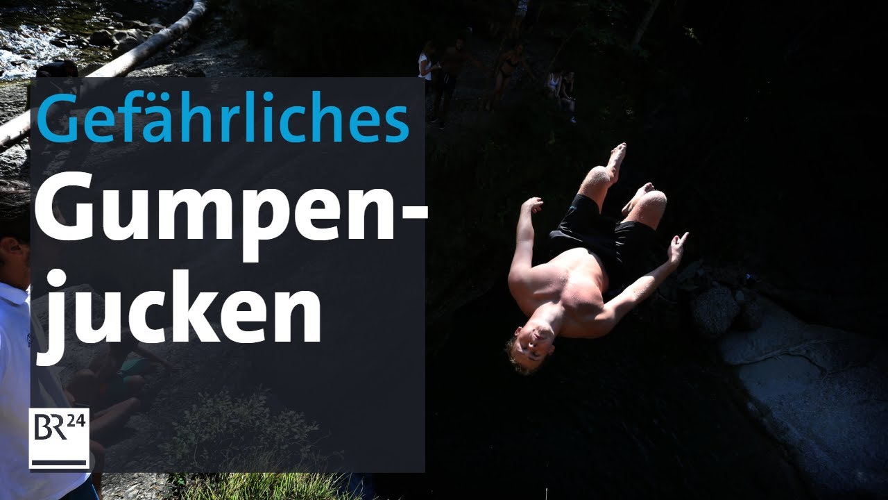 Gefährliches Cliff Diving im Allgäu: Gumpenspringen an Buchenegger Wasserfällen | BR24