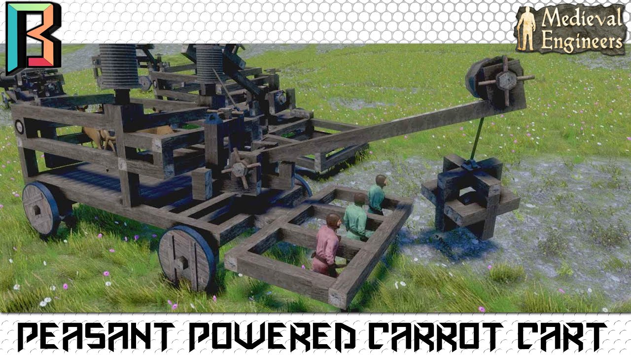 Peasant Powered Carrot Cart Medieval Engineers