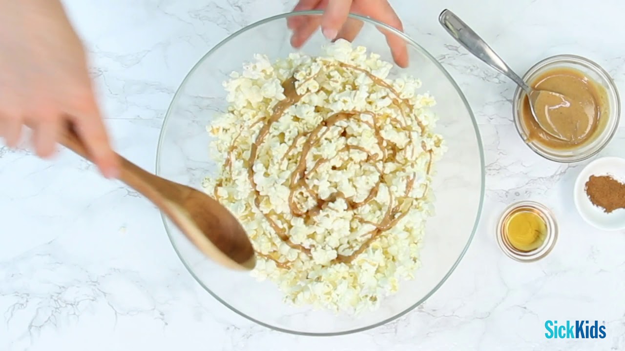 Party Popcorn - Three ways! [Centre for Healthy Active Kids Recipes]