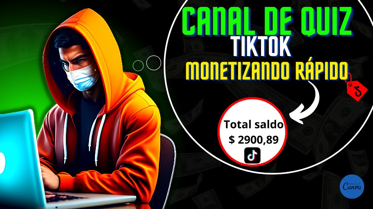 CRIANDO CANAL DARK DE QUIZ NO TIKTOK ( MONETIZA RÁPIDO )