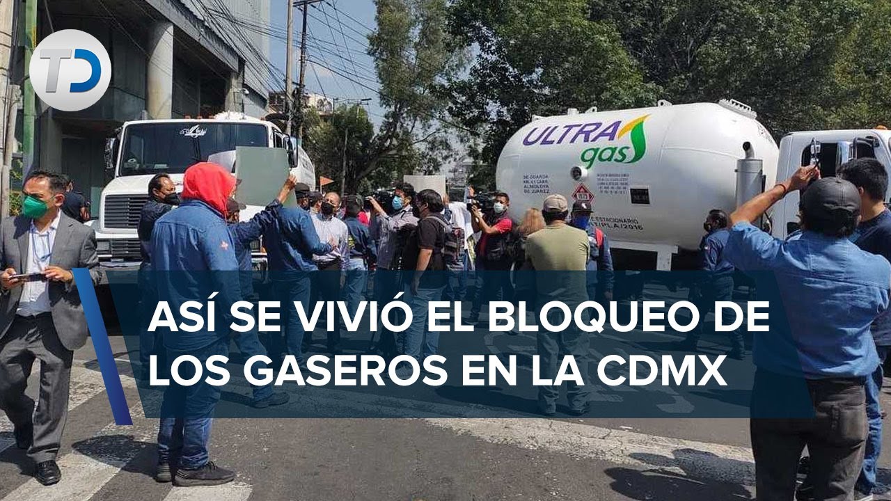 Manifestaci&oacute;n de gaseros termina en enfrentamientos