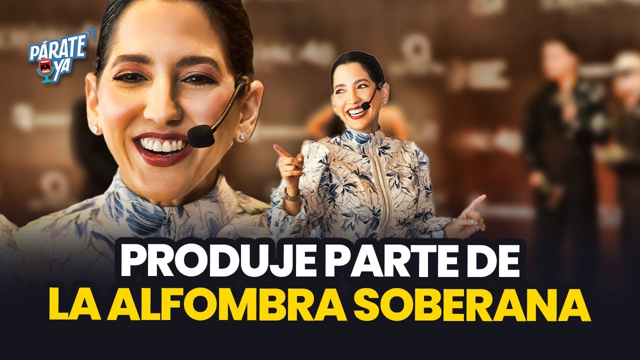 MAYI SUAREZ: PRODUJE PARTE DE LA ALFOMBRA EN LOS SOBERANO 2025