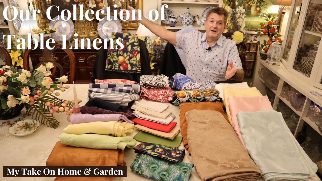 A Tour Through Our Collection of Table Linens!!!