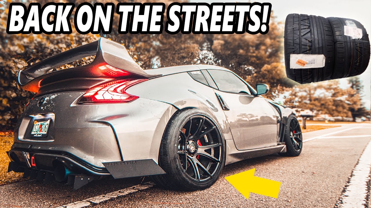 Forgotten Nissan 370Z Gets MASSIVE Tire Setup!  *600hp Ready*