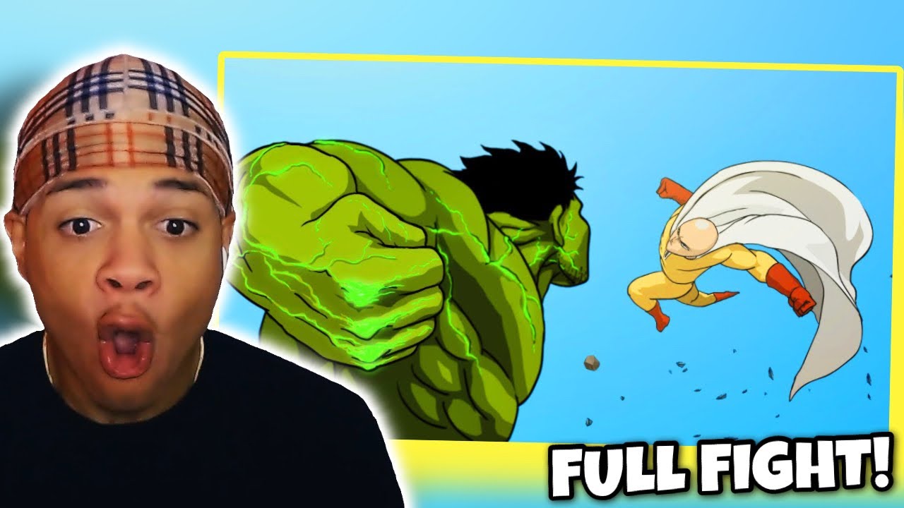 HULK VS SAITAMA Animation (Full Version) - Taming The Beast REACTION!!