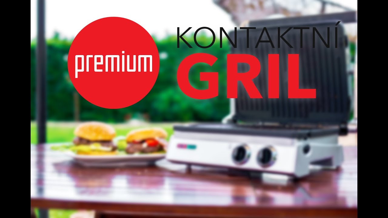 Kontaktn&iacute; gril Concept Premium GE3000 se 4 v&yacute;měnn&yacute;mi deskami