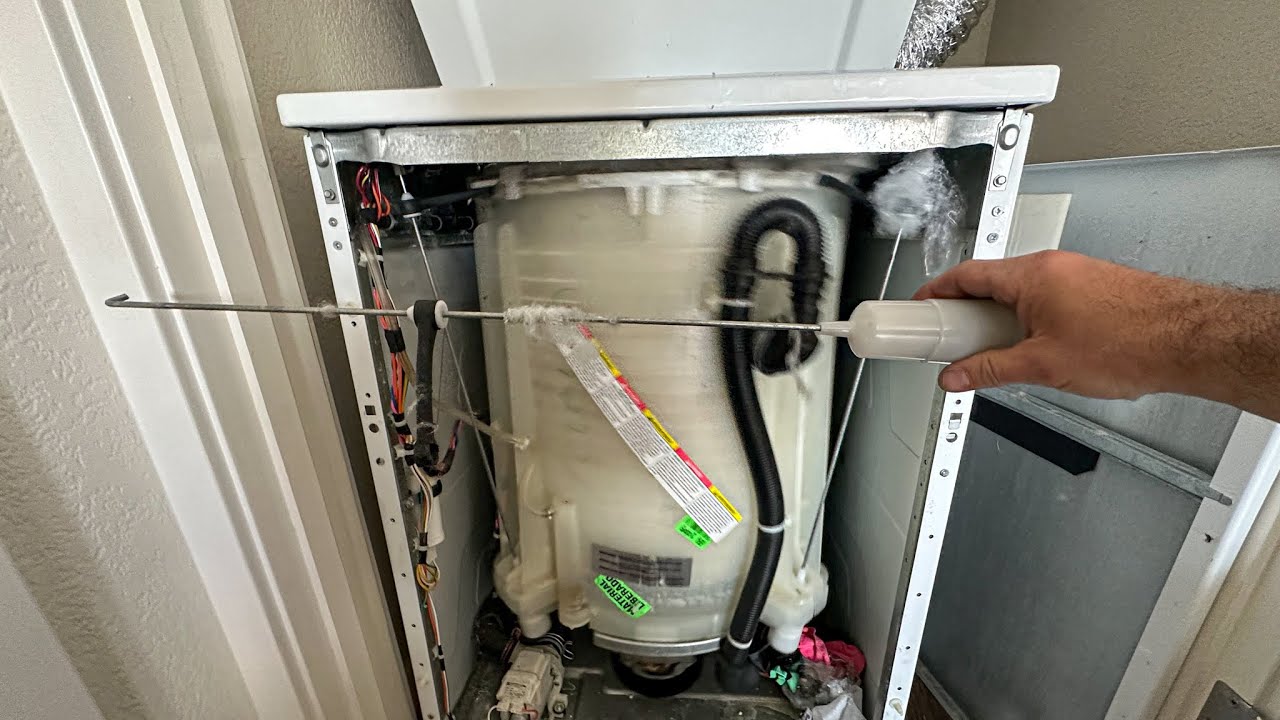 GE Washer Combo Banging on Spin Cycle, Dryer Vent Ripped