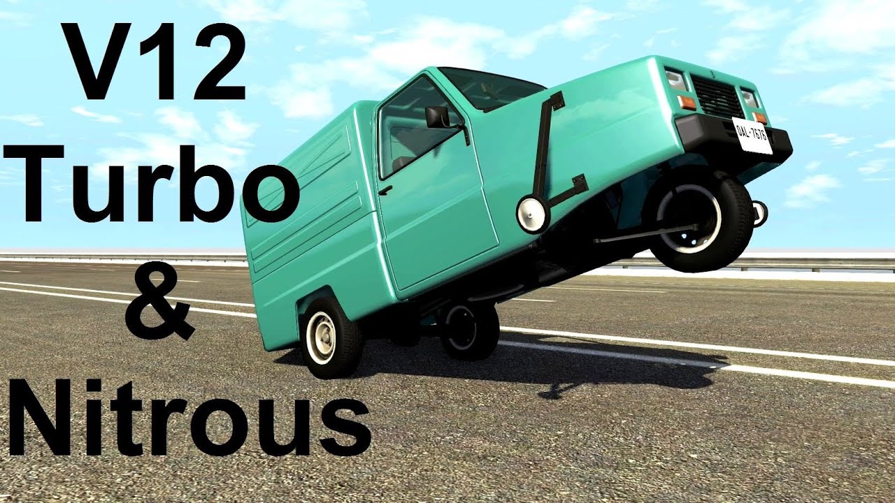 The Insane V12-Powered Pigeon! BeamNG. Drive