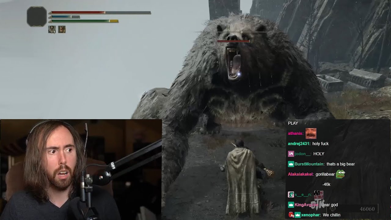 Bear VS Asmongold | Elden Ring
